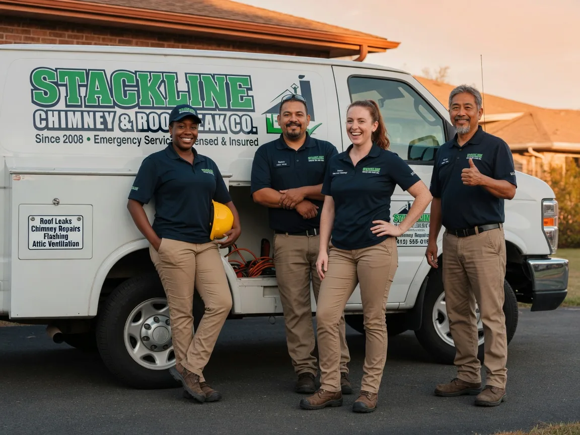 Chimney flashing repair company in Posen, IL